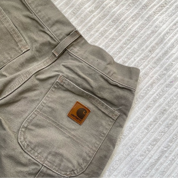 Vintage Carharrt Y26 Kid’s Duck Canvas Dungaree Fit Carpenter Pants | Size 10 - Picture 4 of 5